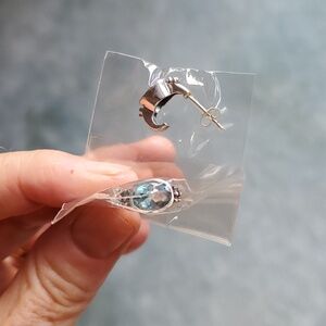 Pretty Silver Earrings NIB